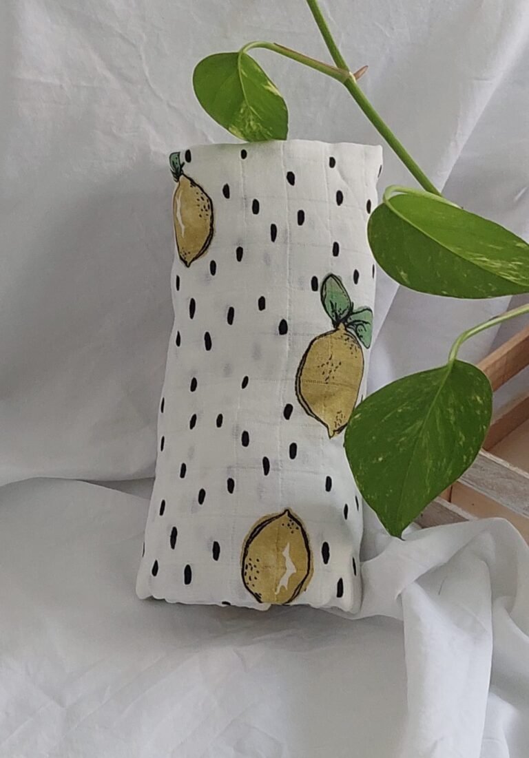 שמיכת עיטוף טטרה עם הדפס לימונים